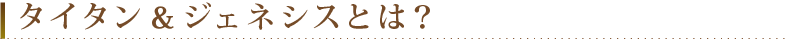 �^�C�^�����W�F�l�V�X�Ƃ́H