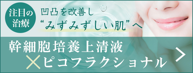 幹細胞培養上清液×ピコフラクショナル